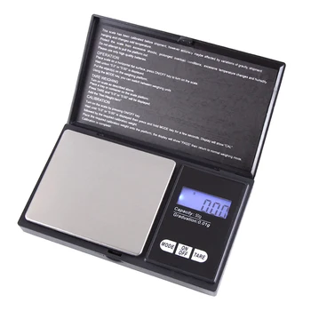 Mini Balança Digital 50g x 0,01 g de Bolso Jóias de Grãos Grama de Peso