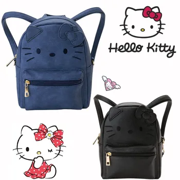 Hello Kitty Para Meninas De 16 Polegadas De Mochila De Anime Cartoon Mulheres De Alta Capacidade Messenger Bag Kawaii Crossbody Shopping Bolsa De Sacos De Presente