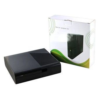 Conjunto completo Carcaça de Proteção do Console Repalcement de Reparação de Peças de Reposição, Acessórios para Xbox 360 E Jogo de Console Preto