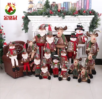 Decoração De Natal Da Família Pingentes Presentes Boneca Decoração De Natal, Um Feliz Ano Novo A Árvore De Natal Janela De Decoração De Suspensão Boneca De Artesanato
