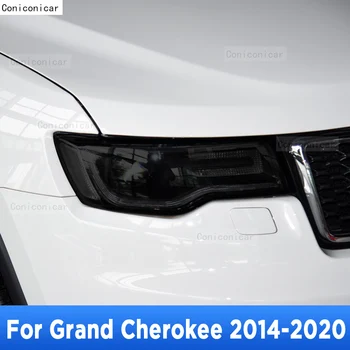 Para Grand Cherokee 2014-2020 Exterior do Carro Farol Anti-risco Lâmpada Dianteira de Tonalidade de TPU Película Protetora de Reparação de Acessórios Adesivo