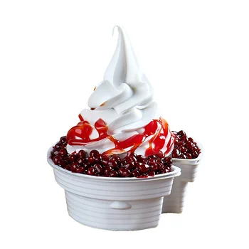 OEM Chinês Falso exposição do Alimento Macio Servir sorvete em Bifes Copa Fabricantes