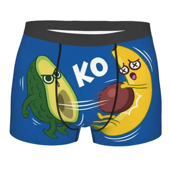 Abacates Em Esportes De Underwear Homens Sexy De Impressão Personalizada Vegan Boxer Shorts Calcinha