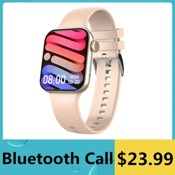 Chamada Bluetooth Smart Relógio Mulheres Homens Assistente de Voz do GPS Rastrear o Movimento da Mensagem de Notificação de 1.86 polegadas Tela Grande Smartwatch
