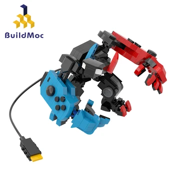 Buildmoc Idéias Consola de Jogos Transformar Mecha Robôs MOC Conjunto de Blocos de Construção de Kits de Brinquedos para Crianças Presentes Brinquedo 418PCS Tijolos