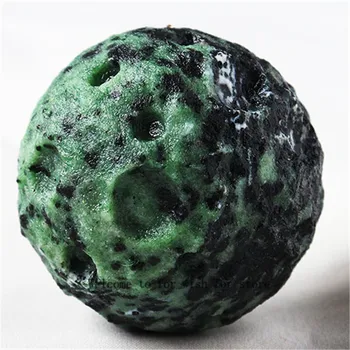 2,8 cm Flor Natural, Greenstone de Quartzo Lua Meteorito de Enfeites para Decoração de Casa Dom Natural de Cristal Escultura Transfronteiriça Modelos