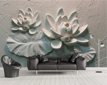beibehang Casa Decorativos Papéis de parede Personalizados Mural 3D Estéreo de Socorro Trópicos TV de Parede na Parede do Fundo 3d papel de parede papel de parede