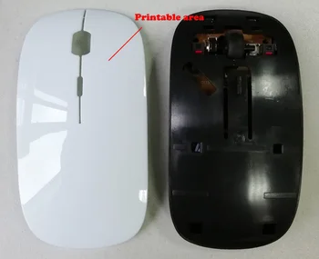 em branco Mouse sem fio Sublimação Mouse 3d personalize o seu design pela sublimação de máquina 5 pcs por lote