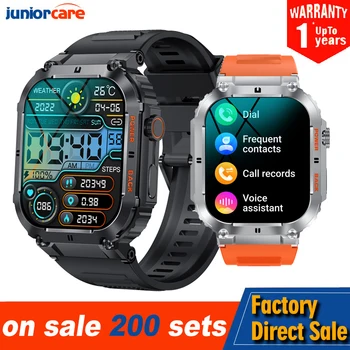K57 Pro Smart Watch Homens 1.96 IPS 400mAh Monitor de Ritmo Cardíaco de Oxigénio no Sangue IP68 Impermeável ao ar livre Temporizador de Tempo de Esporte Smartwatch