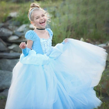 Verão menina nova princesa saia pomposo saia de férias partido desempenho vestido vestido de crianças vestido de presente de aniversário