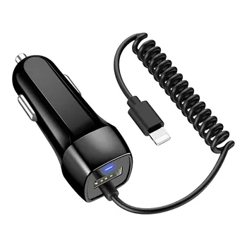 Super Rápido, Adaptador de Carregamento para IPhone 13 12 11 USB Carregador de Carro Para o Pro Max 8 7 + Carregamento Rápido Com o Extra de Gadgets Eletrônicos