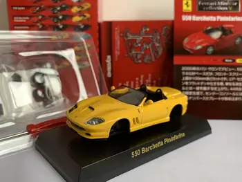 1/64 KYOSHU Ferrari 550 BP amarelo 5 pop roadster Recolher fundição de liga de montado carrinho modelo