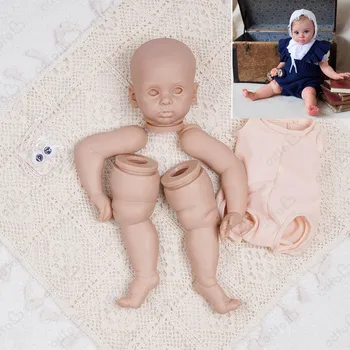 ADFO Renascer Kits de Boneca 20 Polegadas Adelaide Nova Cara Realista DIY Inacabado de Vinil, Bonecas de Silicone Partes Renascer Bebê Reborn Recolher