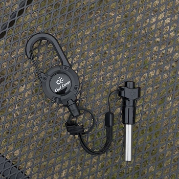 Corda de fio ao ar livre Fivela Portátil Assaltante Chave de Cadeia Titular Multifuncional Leve Acessórios para Lâmpada de Acampamento