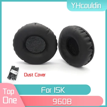 YHcouldin Protecções Para ISK 960B Almofadas de Ouvido Fone de ouvido Couro, Almofadas de Ouvido de Reposição Earcushions