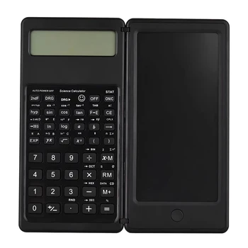 Nova Calculadora Portátil do LCD do painel de Escrita 10 Dígitos Display 2-em-1 Aluno Portátil Dobrável Calculadora de Atualização