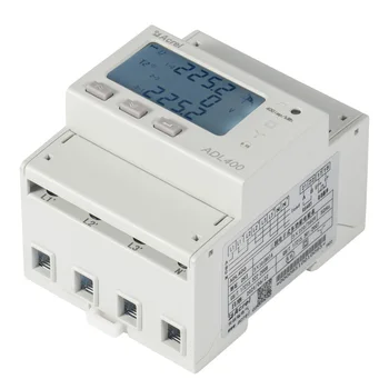 ADL400 Display LCD Trilho Din 35mm Montado Solar PV trifásico Inteligente Medidor da Energia Elétrica de CA 1(6)/10(80)UM com Rs485 Modbus-RTU