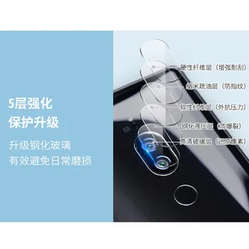 100pcs/lote de Vidro Temperado de Volta na Lente da Câmera Protetor de Tela Para Huawei P Smart Z 2019 Trás da Lente Filme Para Huawei P Inteligente 2019