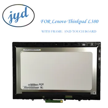 Original de LCD Para a Lenovo L380 02da316 Ecrã LCD de Montagem M133NWF4 com Moldura Moldura Com a Diretoria