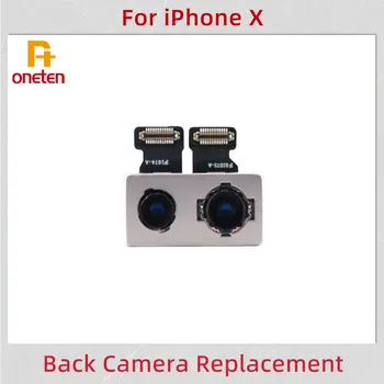 ONETEN 100% Testado está de Volta Câmera Traseira Para iPhone X Principal da Lente do Sensor do cabo do Cabo flexível da Câmara Moduls Telefone de Substituição de Peças de Reparo