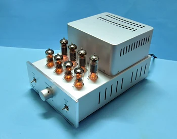 O mais novo Huaji de Áudio Tubo amplificador amplificador de ST-6P1PP 2*10W push-pull, combinado amplificador