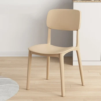 Plástico Moderno Cadeiras De Jantar Branco Escritório De Design Da Cozinha E Quarto De Jantar, Cadeiras Relaxar Cadeiras Para Pequenos Espaços Para Comedor Nórdicos Móveis