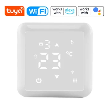Tuya wi-Fi HY517 Digital Inteligente Controlador de Temperatura da Caldeira Elétrica, Termostato Compatível com o Amazon Alexa e Google para Casa