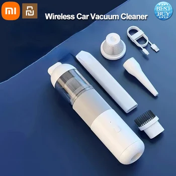 Xiaomi Youpin Aspirador de Carro Novo Portátil de Mão sem Fios Stofzuiger 20000Pa Ciclone Casa de Carro Mini Alta Sucção Zuigkracht
