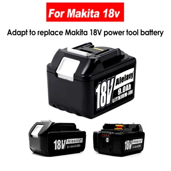 BL1860B 18V 9000mAh Bateria Recarregável do Lítio-íon da Bateria Substituição da Bateria para MAKITA BL1860B BL1880 BL1830 BL1850 BL1860B