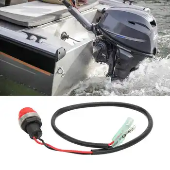 Motor Interruptor de Paragem de ABS de Metal Estável Seguro do Desempenho Motor de Matar Botão para Motores de Popa Tohatsu Marinha Peças