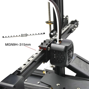 Impressora 3D Acessórios X-eixo Linear de Trilho de Guia Elevador Nível Kit para Ender-3/V2/Ender3 PRO MGN9H Linear de Trilho de 315mm DXAC