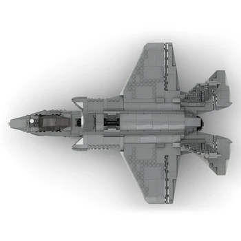 Autorizado MOC-59318 Lockheed Martin F-35 B Avião Militar Modelo de Blocos de Construção de Brinquedos Set (1671PCS)