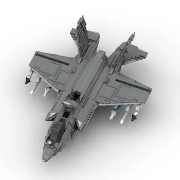 Autorizado MOC-59318 Lockheed Martin F-35 B Avião Militar Modelo de Blocos de Construção de Brinquedos Set (1671PCS)