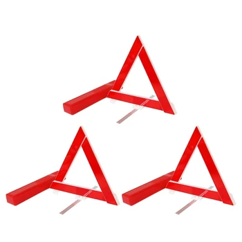 Refletor Reflexivo Vermelho Triangular, o Aviso de Segurança Refletores para Carro