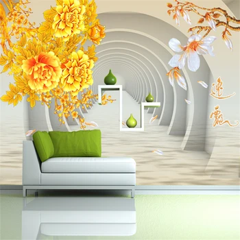 beibehang Personalizado revestimentos murais de grande escala murais 3D estéreo de casa acolhedora casa de adesivos de parede moderna de fundo de parede papel de parede