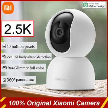 Xiaomi Câmera Inteligente De 2,5 K 360 PTZ Mi Casa WiFi Bebê de Segurança de Vigilância CCTV Video de Webcam de Ultra Completo Cor AI rastreamento de Movimento Cam