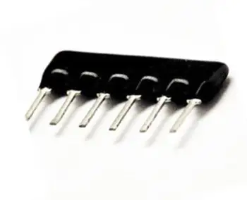 200pcs/lote B tipo DIP Rede Resistor de 6pin 1/8W com 5% de 330R B06-331JP 470R B06-471JP 1K B06-102JP 2.2 K B06-222JP 3.3 K MERGULHO exclusão