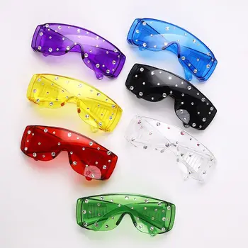 Moda Óculos De Diamante Novo Pentagrama Punk Óculos De Sol Óculos De Proteção Mulheres Desporto Óculos Homens De Luxo, Óculos De Proteção
