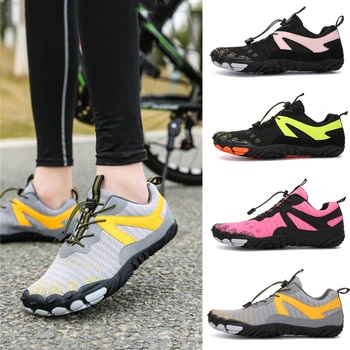 Unisex Descalços Running Shoes Trilha De Trekking, Ciclismo, Tênis De Esporte 2022 Mens Tênis Para Correr Calçado Respirável Mulheres Ginásio