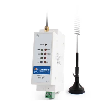 GSM 3G 4G Industrial Roteador wi-Fi USR-DR801 Apoio APN VPN fogo de Gerenciamento de parede Remotamente