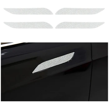 Bling Diamante Adesivos para Tesla Model S Acessórios do Exterior maçaneta da Porta da Guarnição de Carro Estilo