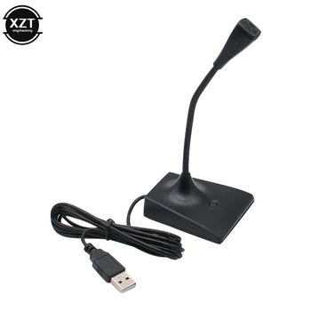 Novo Estúdio Portátil de Voz USB Mini Suporte de Microfone Microfone Com Suporte Para Microfono Computador Portátil PC Mic