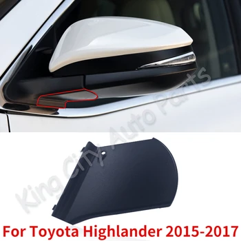 CAPQX Para Toyota Highlander 2015 2016 2017 Visão Traseira do Carro Eléctrico volta da tampa da Base da Tampa de Espelho Retrovisor inferior a capa proteger Shell