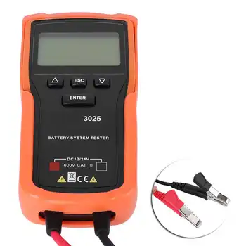 Testador de bateria Bateria de Carro Testador de Carga do Sistema Analisador de Circuito de Detecção do Instrumento de 100 1700CCA 12V 24V