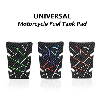 Para a Honda, Yamaha Universal Tankpad Adesivo Fishbone 3D Tank Pad Adesivos de Gás Protetor de Tampa de Decoração, Acessórios da Motocicleta