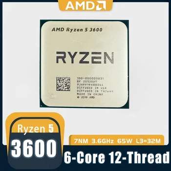 NOVO AMD Ryzen 5 3600 R5 3600 3.6 GHz Six-Core de Doze Thread da CPU Processador 7NM 65W L3=32M 100-000000031 Soquete AM4
