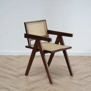 Quarto Móveis, Cadeiras De Jantar Nórdicos Mão Do Braço De Uma Poltrona De Cadeiras De Jantar Escritório De Couro Cadeiras Para Pequenos Espaços De Escritorio Mobiliário De Quarto