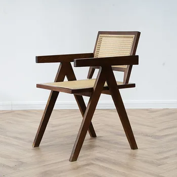 Quarto Móveis, Cadeiras De Jantar Nórdicos Mão Do Braço De Uma Poltrona De Cadeiras De Jantar Escritório De Couro Cadeiras Para Pequenos Espaços De Escritorio Mobiliário De Quarto