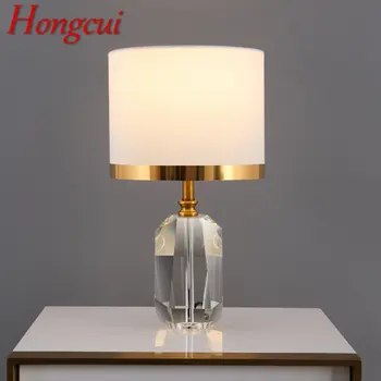 Hongcui Contemporânea de Cristal da Lâmpada de Mesa LED Criativo de Escurecimento de Luxo Luz da Mesa de Decoração para Home Sala Quarto do Lado da Cama