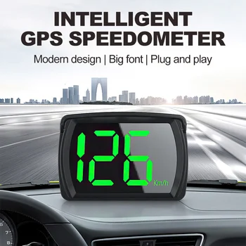 Veículo Head-Up Display Indicador de Velocidade Digital de Universal GPS Velocímetros de Automóveis HUD Visor Adequado para Todos os Automóveis